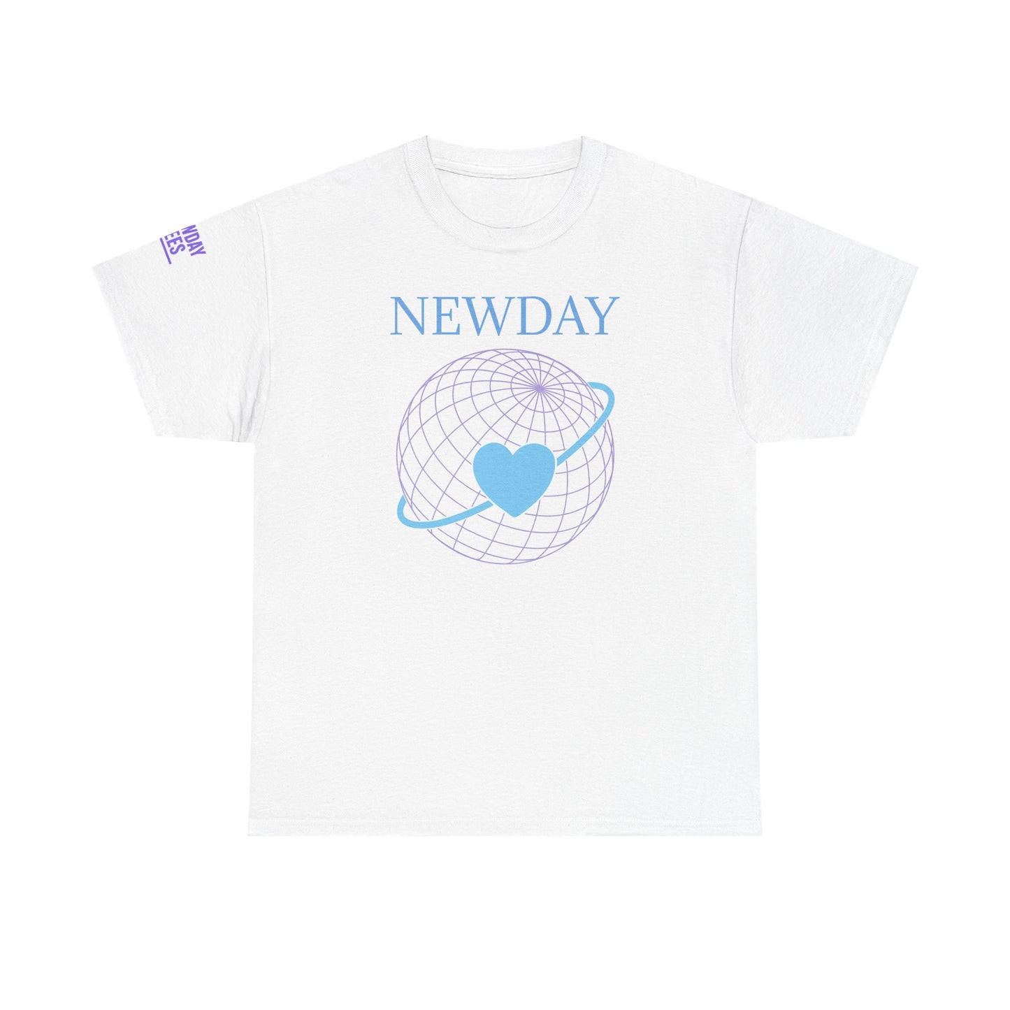New Day Unisex Heavy Cotton Tee, Casual Shirt, Comfortable T-Shirt, Earth Day Apparel, Everyday Wear